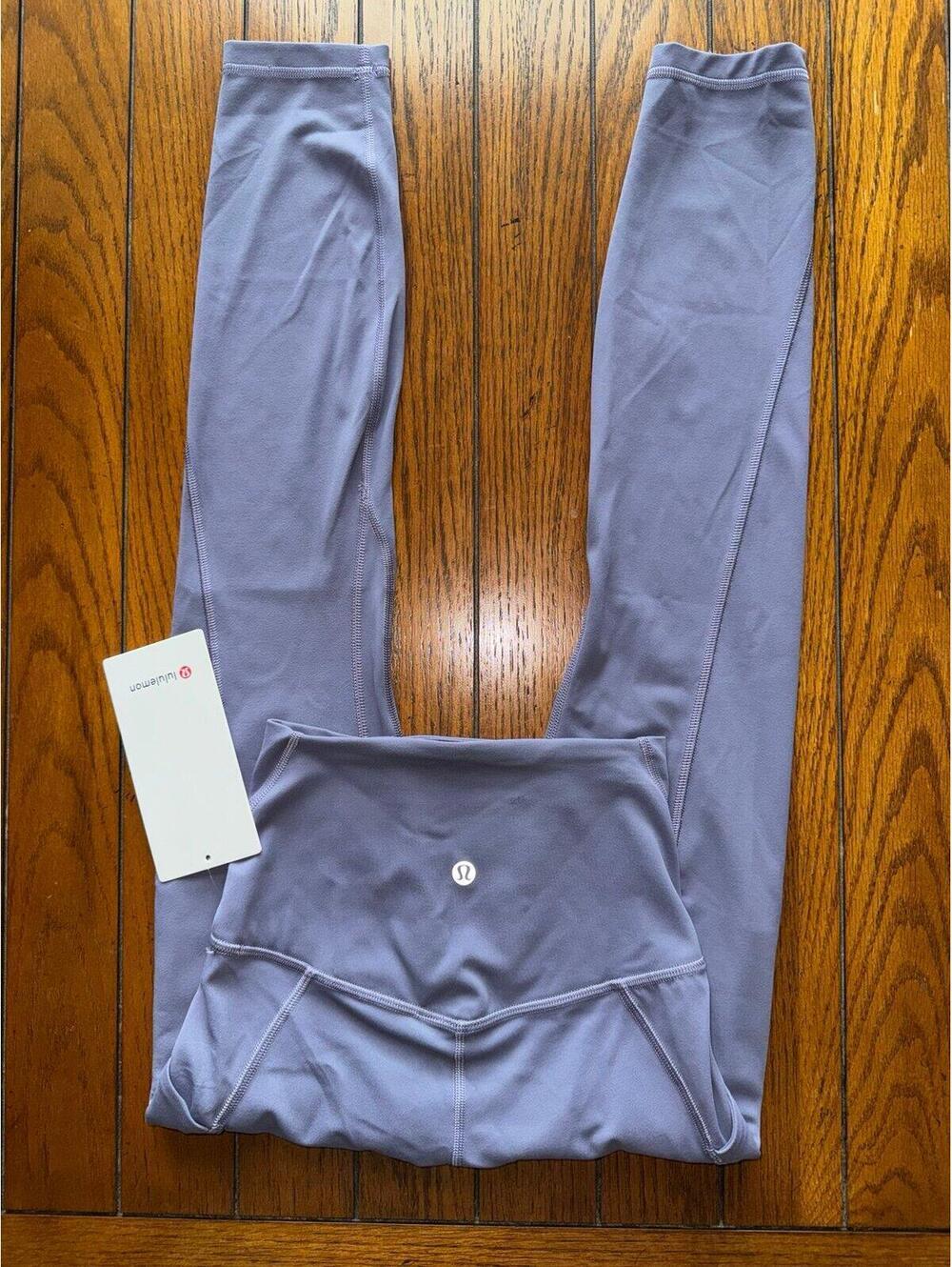 Lululemon Align With Pockets High Rise 25” Grape Mist Size 2 NWT